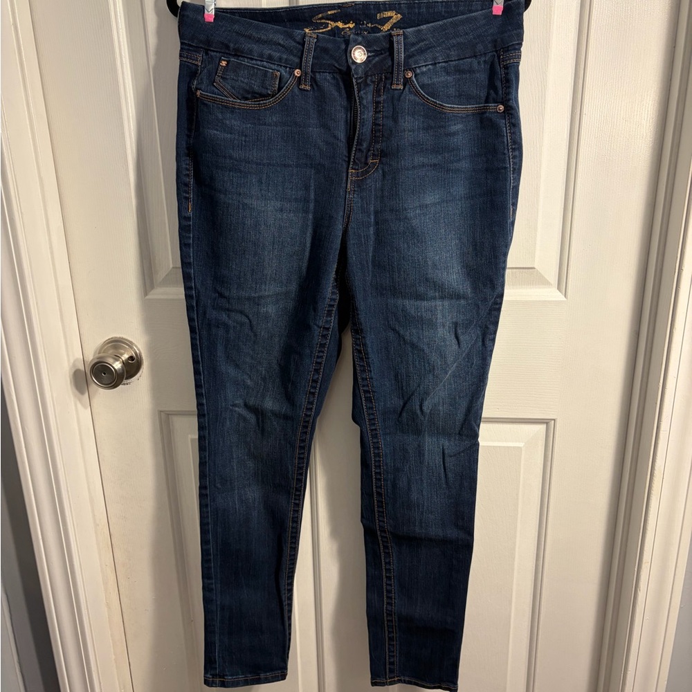 Dark Blue Women's Slim Jeans